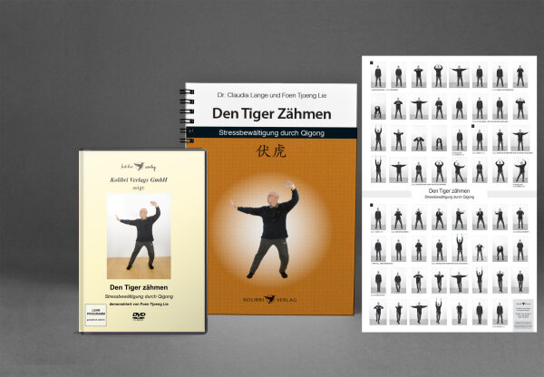 Den Tiger zähmen – Stressbewältigung durch Qigong - Buch + DVD + Poster