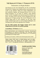 Taiji Qigong mit 18 Folgen, 2. Übungssatz (DVD)