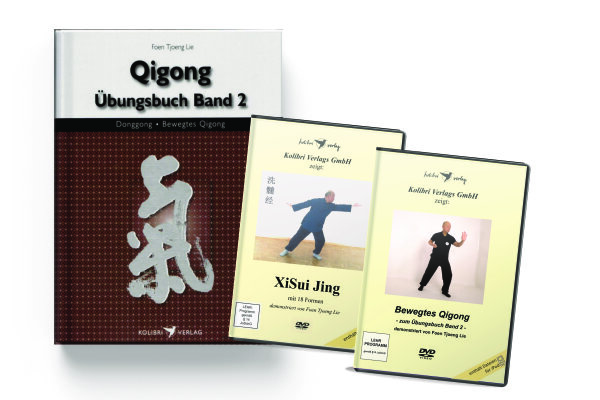 Qigong Übungsbuch Band 2 + DVD Bewegtes Qigong + DVD Xi Sui Jing