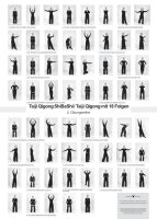 Poster Taiji-Qigong mit 18 Folgen