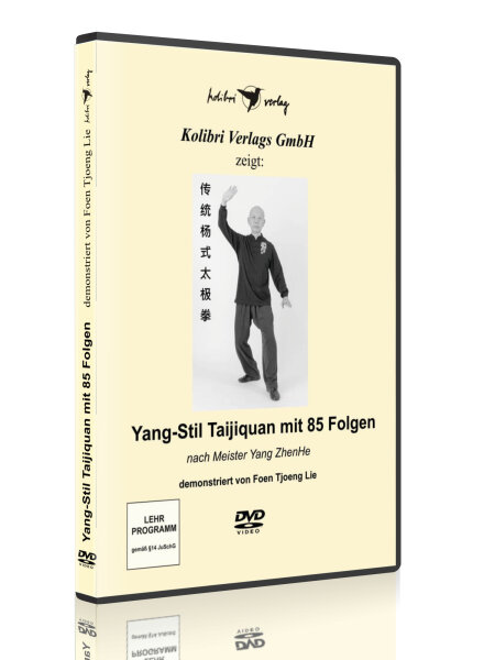 Yang-Stil Taijiquan mit 85 Folgen nach Meister Yang ZhenHe (DVD)